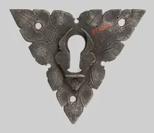 Escutcheon plate, German, 16th century. Creator: Unknown