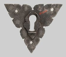 Escutcheon plate, German, 16th century. Creator: Unknown