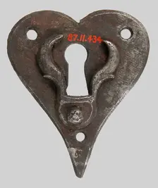 Escutcheon plate, German, 16th century. Creator: Unknown