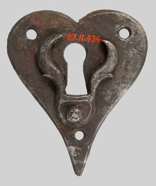 Escutcheon plate, German, 16th century. Creator: Unknown