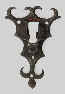 Escutcheon plate, German, 16th century. Creator: Unknown