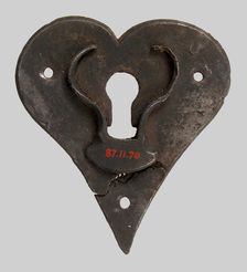 Escutcheon Plate, German, early 15th century. Creator: Unknown