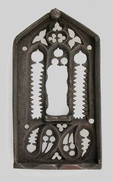 Escutcheon Plate of Lock, German, 15th century. Creator: Unknown