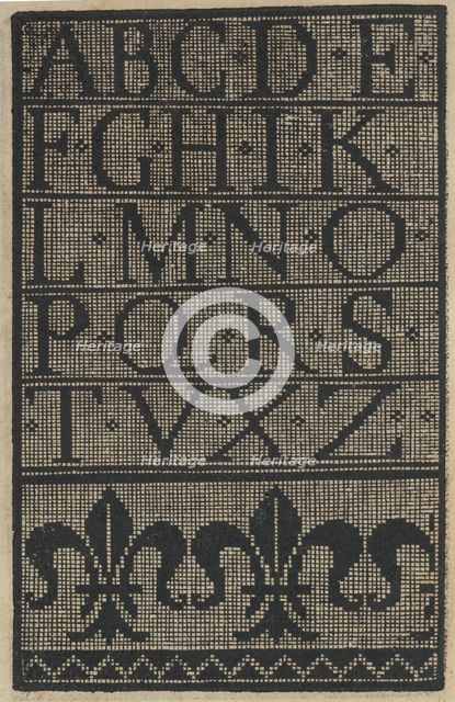 Esemplario di Lauori..., page 14 (recto), August 1, 1532. Creators: Giovanni Andrea Vavassore, Florio Vavassore.