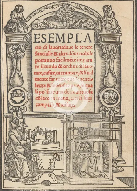 Esemplario di lavori, August 1529., August 1529. Creator: Nicolò Zoppino.