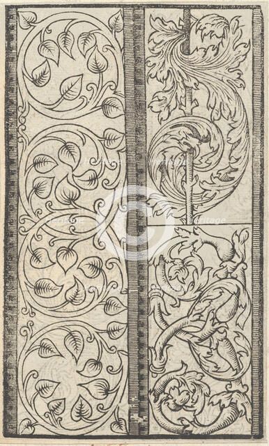 Esemplario di lavori, page 6 (recto), August 1529., August 1529. Creator: Nicolò Zoppino.