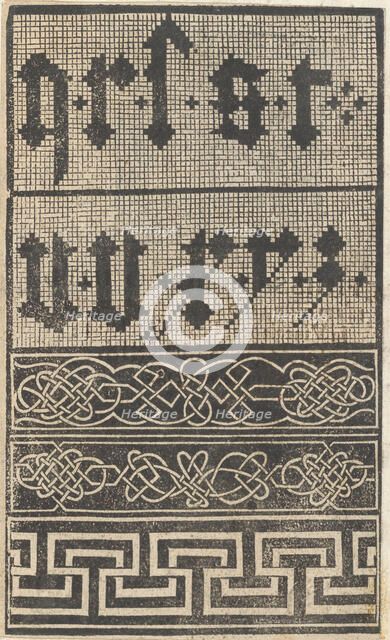 Esemplario di lavori, page 17 (verso), August 1529., August 1529. Creator: Nicolò Zoppino.