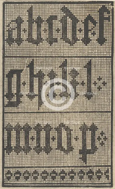Esemplario di lavori, page 17 (recto), August 1529., August 1529. Creator: Nicolò Zoppino.