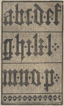 Esemplario di lavori, page 17 (recto), August 1529., August 1529. Creator: Nicolò Zoppino