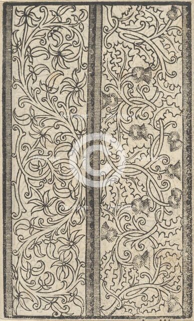 Esemplario di lavori, page 3 (verso), August 1529., August 1529. Creator: Nicolò Zoppino.