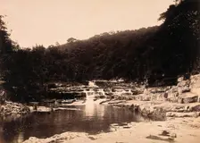 Eshowe, South Africa: waterfalls (The Umlalaas), between 1880 and 1899. Creator: John Wallace Bradley