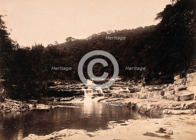 Eshowe, South Africa: waterfalls (The Umlalaas), between 1880 and 1899. Creator: John Wallace Bradley.