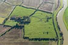 Eske medieval settlement and field system earthworks, East riding of Yorkshire, 2023. Creator: Robyn Andrews