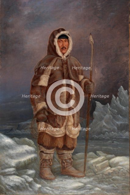 Eskimo Man, ca. 1893. Creator: Antonio Zeno Shindler.
