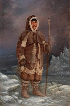 Eskimo Man, ca. 1893. Creator: Antonio Zeno Shindler