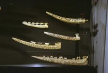 Eskimo Carving, Ivory Tobacco Pipes, Alaska and Canada, 19th Century