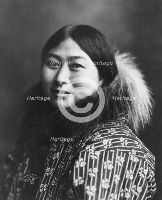 Eskimo woman, c1907, printed (1916?). Creator: Lomen Brothers.