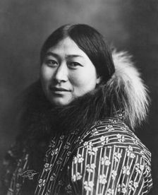 Eskimo woman, c1907, printed (1916?). Creator: Lomen Brothers