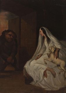 Esmeralda and Quasimodo. Creator: Tony Johannot