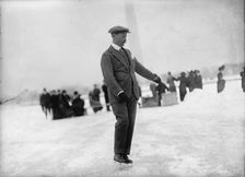 Esmond Ovey, Secretary, British Embassy - Skating, 1912. Creator: Harris & Ewing