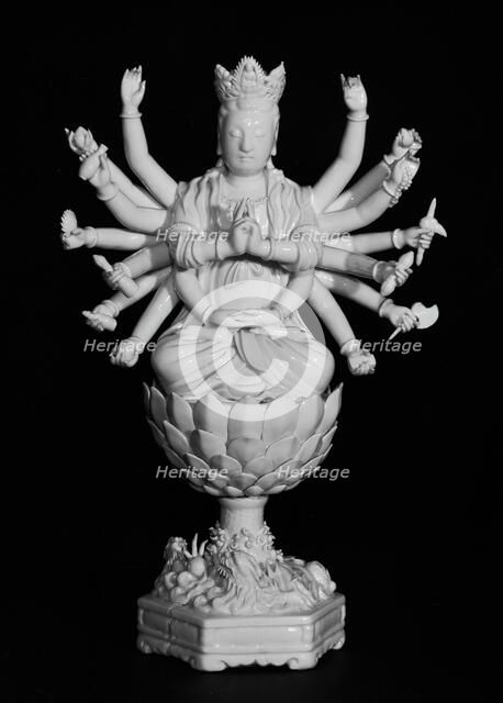 Esoteric Form of Guanyin, the Bodhisattva of Compassion, Qing dynasty (1644-1911), 18th century. Creator: Unknown.