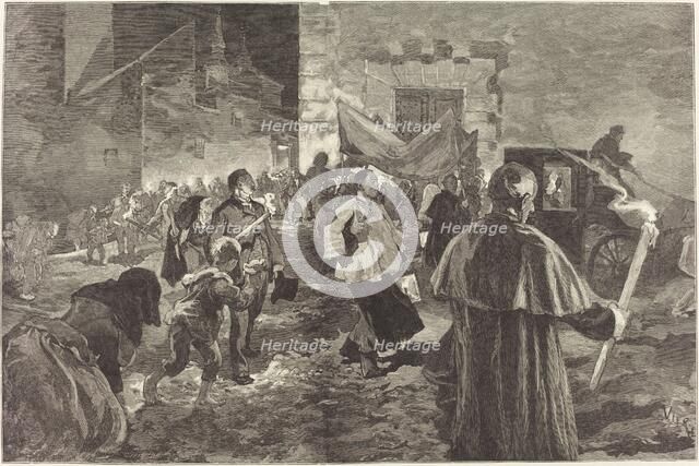 Espagne. La Viatique, 1889. Creator: Daniel Urrabieta Vierge.