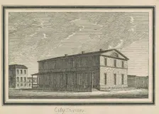 Esperanza, City Tavern, 1795. Creator: Charles Balthazar Julien Févret de Saint-Mémin