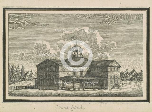 Esperanza, Courthouse, 1795. Creator: Charles Balthazar Julien Févret de Saint-Mémin.