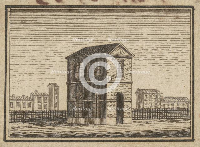 Esperanza, Small Building, 1795. Creator: Charles Balthazar Julien Févret de Saint-Mémin.