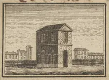 Esperanza, Small Building, 1795. Creator: Charles Balthazar Julien Févret de Saint-Mémin