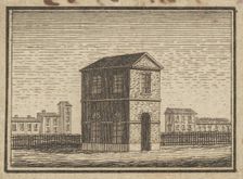 Esperanza, Small Building, 1795. Creator: Charles Balthazar Julien Févret de Saint-Mémin