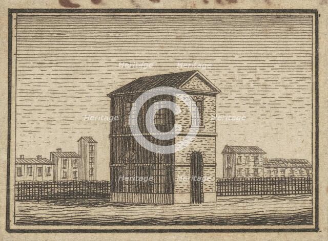 Esperanza, Small Building, 1795. Creator: Charles Balthazar Julien Févret de Saint-Mémin.