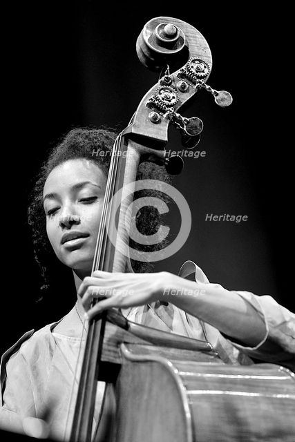 Esperanza Spalding, 2013. Artist: Alan John Ainsworth.