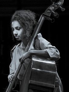 Esperanza Spalding, 2014. Artist: Alan John Ainsworth