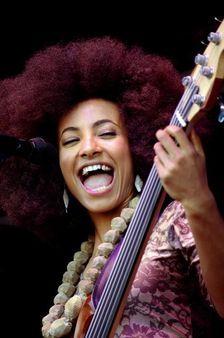 Esperanza Spalding, Love Supreme Jazz Festival, Glynde, East Sussex, 2013. Artist: Brian O'Connor