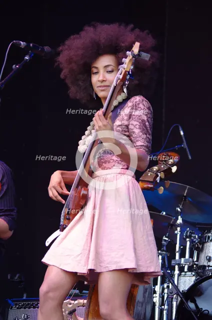 Esperanza Spalding, Love Supreme Jazz Festival, Glynde, East Sussex, 2013. Artist: Brian O'Connor
