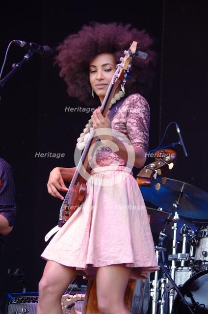 Esperanza Spalding, Love Supreme Jazz Festival, Glynde, East Sussex, 2013. Artist: Brian O'Connor