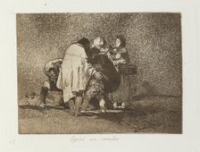 Espiró sin remedio.; Los Desastres de la Guerra, Madrid 1863. Creator: Francisco Goya