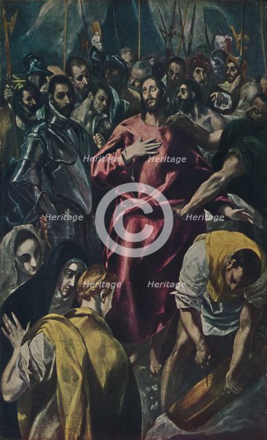 'Espolio (Entkleidung Christi.)', (Disrobing of Christ), c1577-1579, (1938). Artist: El Greco.
