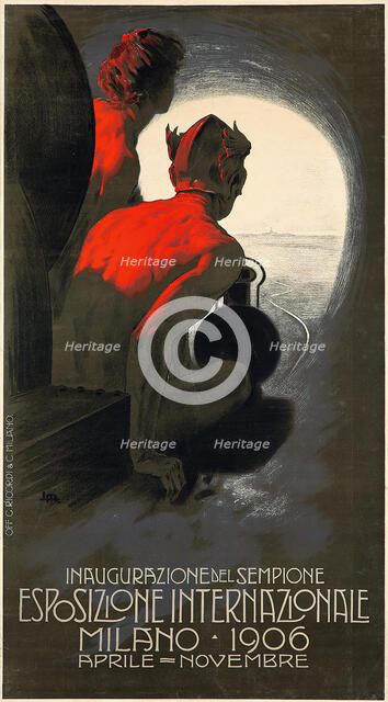 Esposizione Internazionale Milano, 1906, 1906. Creator: Metlicovitz, Leopoldo (1868-1944).