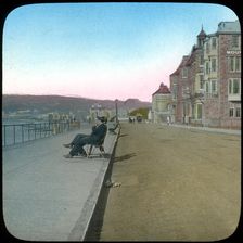 Esplanade, Penzance, Cornwall, late 19th or early 20th century. Artist: Church Army Lantern Department