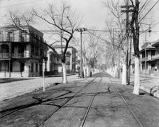 Esplanade Street, New Orleans, c1900. Creator: Unknown