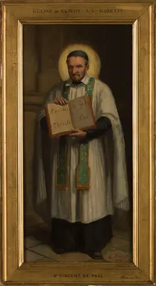 Esquisse pour l'église de Clichy : Saint Vincent de Paul, 1872. Creator: Emmanuel Auguste Massé