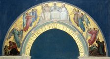 Esquisse pour l'église de la Trinité : Glorification de la Trinité, c.1864. Creator: Felix Joseph Barrias