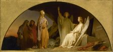 Esquisse pour l'église de la Madeleine : Sainte Madeleine au sépulcre, 1842. Creator: Léon Cogniet