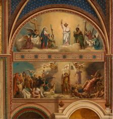 Esquisse pour l'église de Saint-Germain-des-Prés : Le Jugement Dernier, c.1872. Creator: Alexandre Jean Baptiste Hesse