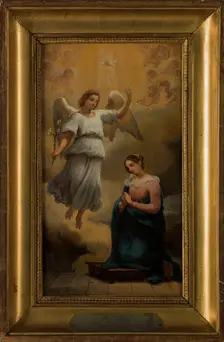 Esquisse pour l'église Notre-Dame-de-Lorette : L'Annonciation, c.1833. Creator: Francois Dubois