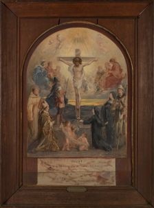 Esquisse pour l'église Notre-Dame-des-Champs : Le Calvaire, 1884. Creator: Francois Lafon
