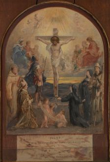 Esquisse pour l'église Notre-Dame-des-Champs : Le Calvaire, 1884. Creator: Francois Lafon