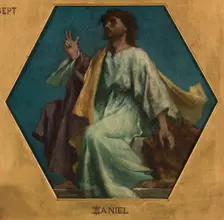 Esquisse pour l'église Saint François Xavier : Daniel, c.1875. Creator: Jules Elie Delaunay